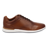 Zapato  Casual Vazza Para  Hombre Color Maple 