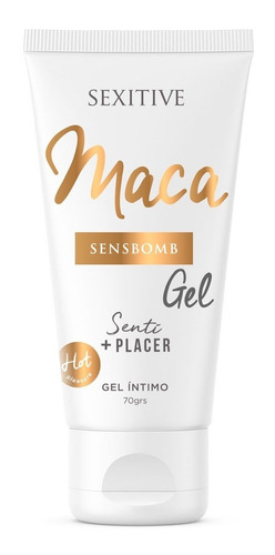 Gel Lubricante Energizante Sensbomb Maca Sexitive