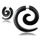 Earth Accessories Calibres Falsos En Espiral Para Mujeres U