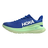 Hoka One One Mach 4 Azul Verde Leia A Descrição