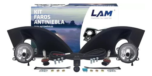 Kit Juego Par Luces Antiniebla Ford Fiesta Negra 2012 2013