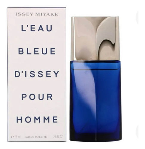 Perfume Issey Miyake Blue 75ml Original +amostra Sem Juros
