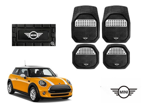 Tapetes Charola 3d Logo Mini Cooper 2014 2015 2016 2017 2018