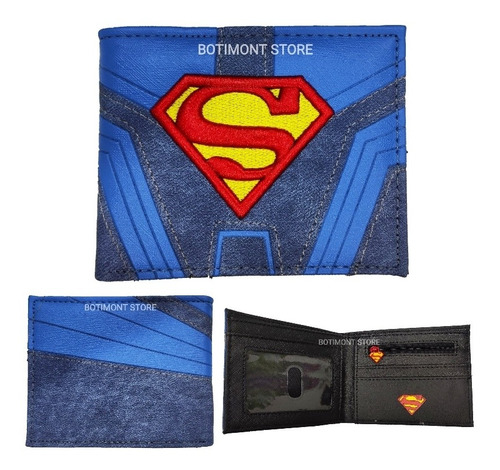 Billeteras Superman, Dc Super Héroes, Varios Diseños.