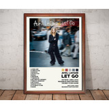 Avril Lavigne Poster Album Let Go En Cuadro Vidriado