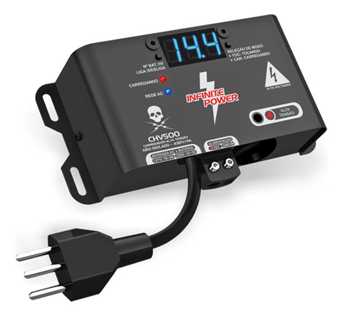 Carregador Bateria Automotiva Stetsom Chv-500 High Voltage