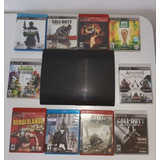 Playstation 3 Slim 10 Juegos 2 Joysticks 