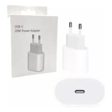 Fonte Carregador Tipo C Carregador Turbo Entrada C 20w Fonte Para Cabo Tomada Bivolt Turbo Usb C 20w Branco