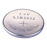 Bateria Lir2032 Cr2032 Recarregavel Li-ion 3,6v