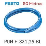 50m Mangueira Pneumática Tubo Festo 8mm Pun-h-8x1,25-bl