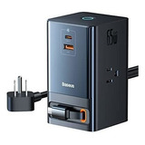 Cargador Usb C Baseus Powercombo De 65 W, Estación De Carga 