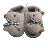 Pantufla Peluche Cerrada Hornito 29 Al 34 Importada