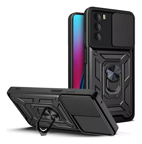 Funda Reforzada Antigolpe Anticaída Anillo Para Moto G42