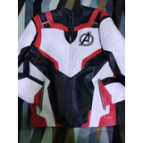 Chamarra De Piel, Modelo Avengers, Talla Mediana.