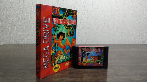 The Jungle Book Paralelo Sega Mega Drive Genesis Tectoy Usad