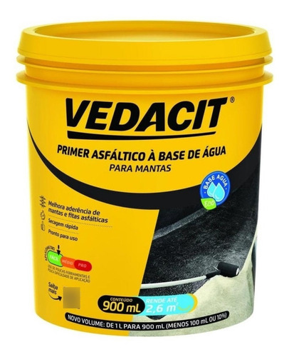 Primer Á Base De Água 900 Ml Vedacit