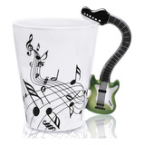 Lanhong - Taza De Guitarra Con Notas Musicales De 13.5 Oz, T