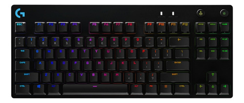 Teclado Gamer Logitech G Pro Rgb, Mecánico, Switch Gx Azul 