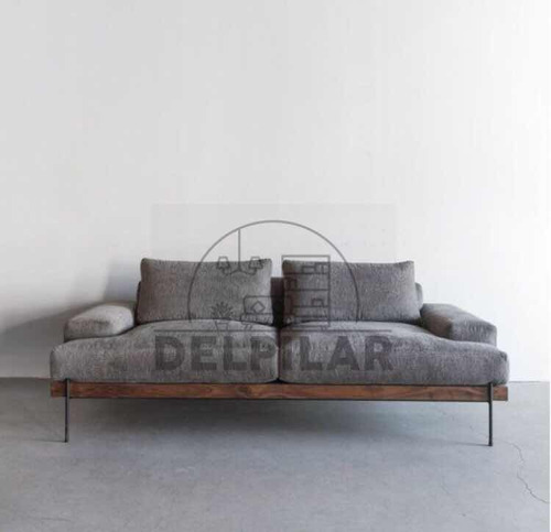 Sillón Irlanda Delpilar, Hierro Y Madera, Dos Y Tres Cuerpos