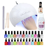 Kit Inicial X15u. Manicuria Semipermanente Led/ Uv Inicio