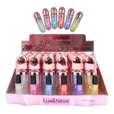 Lip Gloss Love You Lovers Lua & Neve Box C/ 24 Pç E Provador