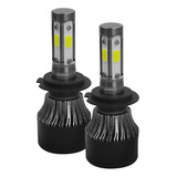 Set Focos H7 Led Baja 55w C4 Faros Motos Autos