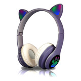 Suono P47 Auriculares Inalambricos Bluetooth Recargable Flexible Radio Color Violeta