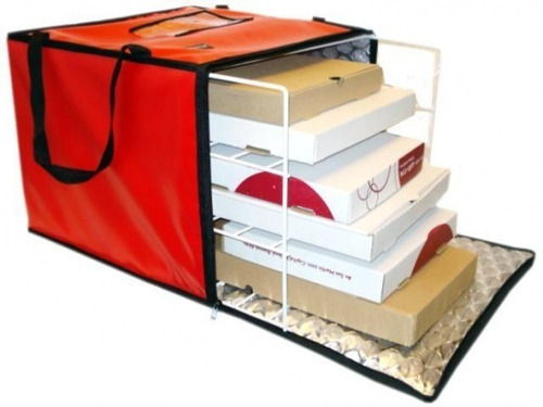 Bolso Caja Térmico Delivery Reja Separador Metro 45x45x35 