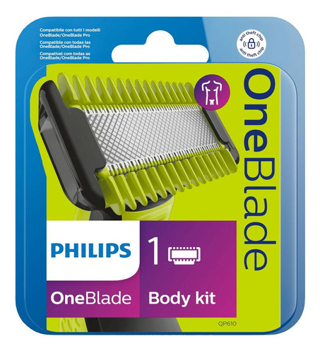 Philips Oneblade Body Kit Repuesto Afeitadora Qp610