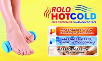Rolo Hotcold Para Fisioterapia E Massagem Nos Pés - Ref.: Ac
