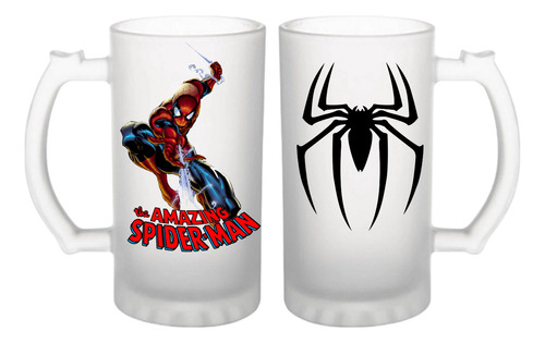 Tarro Cervecero Spiderman - Venom Marvel 1pz A Elegir