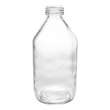 Botella Vidrio Transparente Farma 125 Cc X42 Uds Sin Tapa