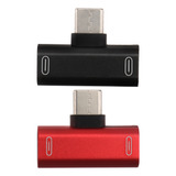 Adaptador De Carga Tipo Usb, Convertidor De Doble Conector,