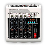 Mixer Ross Mx400 4 Canales C/bluetooth Y Reproductor Usb+cuo
