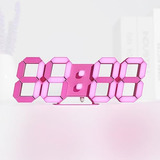 Reloj Led Rosa Reloj De Pared 3d Reloj De Mesa De 9.7  ...