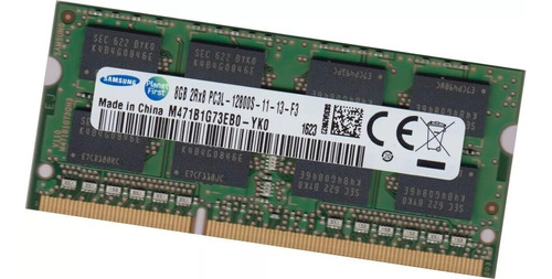Memoria Ram Samsung 8gb Pc3l-12800s Sodimm M471b1g73eb0-yk0