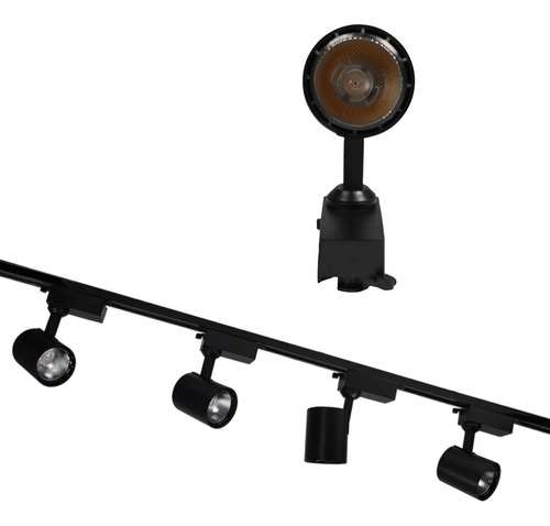 Kit Trilho Eletrificado 1,5 M Com 4 Spots Led 7w Biv Bh166