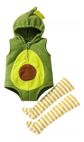 Traje De Disfraz De Aguacate Para Fotografía, Talla 80