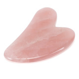 Gua-sha Cuarzo Rosado 100% Piedra Natural