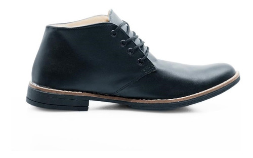 Zapatos Hombre Botin Vestir Simil Cuero Base Goma