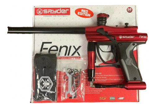 Spyder Fenix Electronica Roja Marcadora Gotcha Xchws P 