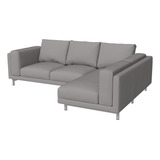  Funda Sofa Resistente Ikea Nockeby 3, Algodon Izquierdo 
