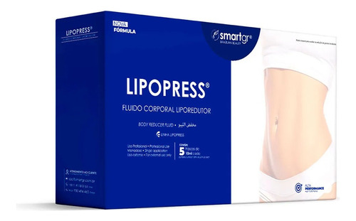  Smart Lipopress Liporredutor - 5 Frascos 10ml - Smart Gr