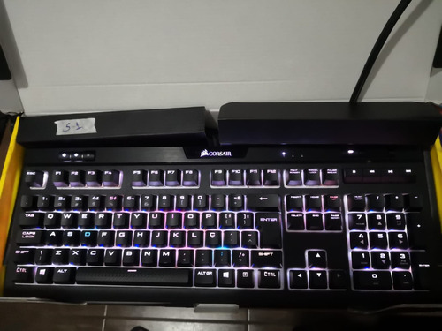 Teclado Corsair Strafe Mk2 Rgb Mxsilent Abnt S1 L/descricão