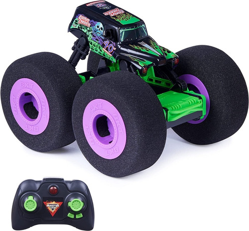 Grave Digger Control Remoto Recargable Monster Jam Acrobacia