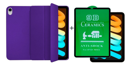  Estuche Smart Case+ Ceramico Flexible Para iPad Mini 6 2021