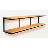  Estanteria Repisa Industrial De Pared Hierro Y Madera 