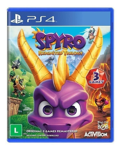 Spyro Reignited Trilogy  Standard Edition Activision Ps4 Físico