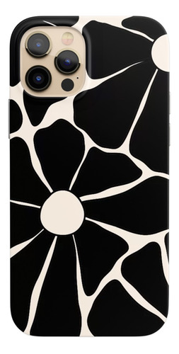 Funda Flores Margaritas Negras Para Samsung Galaxy