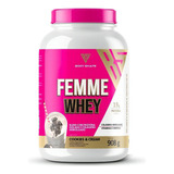 Whey Protein Femme Feminino 908g - Body Shape Sabor Cookies